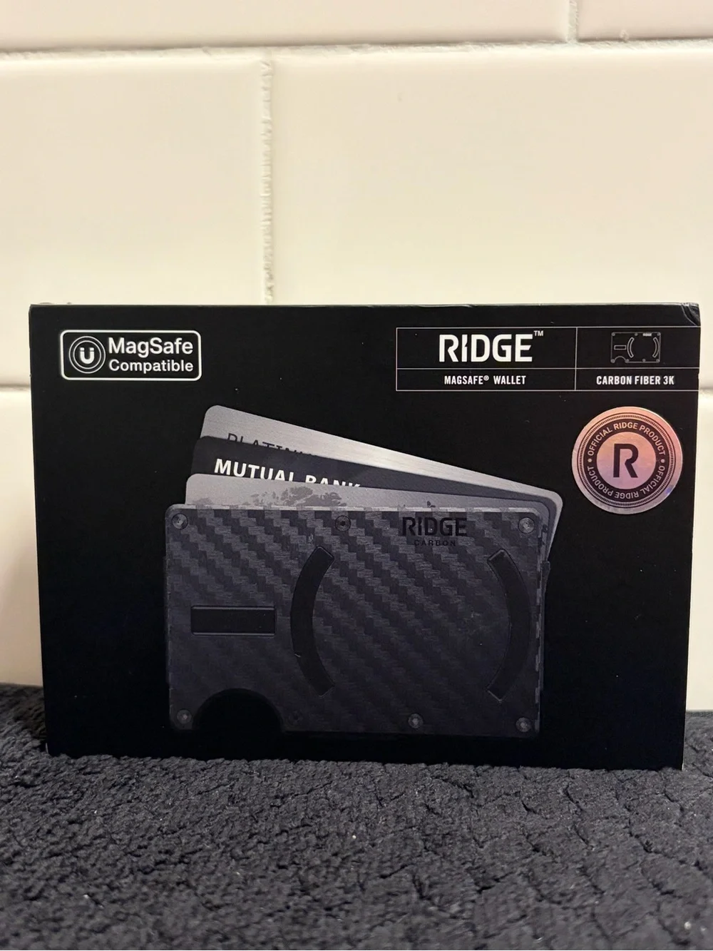 The Ridge Wallet for MagSafe in Carbon Fiber 3K - New/Factory Sealed